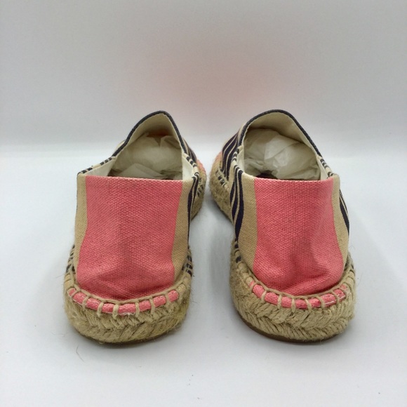 Sam Edelman Verona Striped Espadrille Slip On Canvas Shoes - Picture 8 of 9